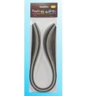 Paski do quillingu 5mmx50cm czarne 100szt