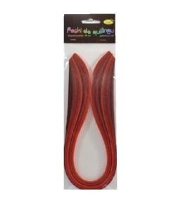 Paski do quillingu 5mmx50cm czerwone 100szt