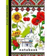 Notatnik ozdobny A6/64K kratka TW Kwiaty FRESH