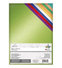 Papier metalizowany A4 10 kolorów 180g