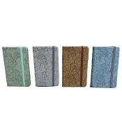 Notes z gumką Kwiaty MIX