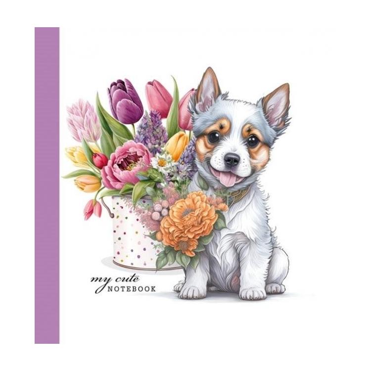 Notatnik ozdobny 100x100/48K gładki TW Piesek