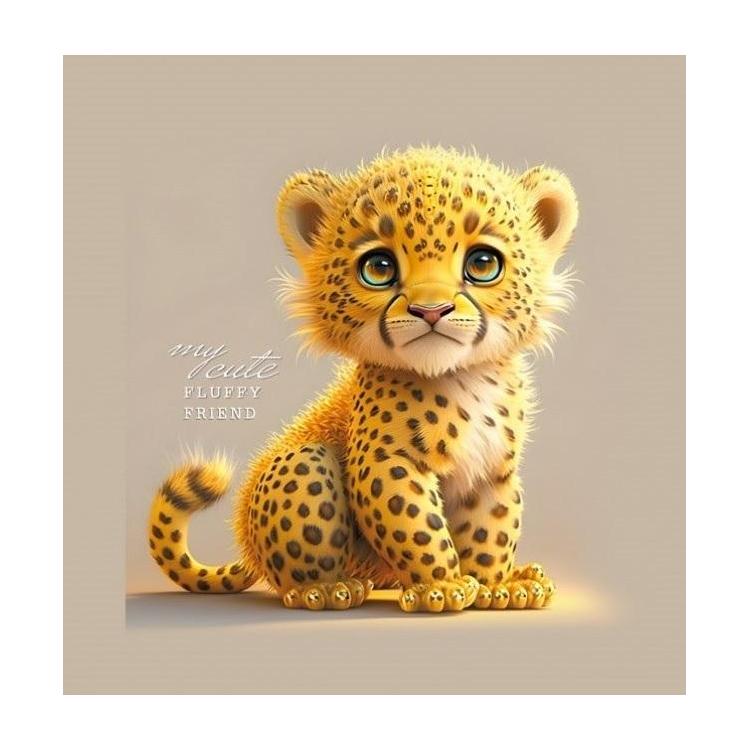 Notatnik ozdobny 100x100/48K gładki TW Gepard