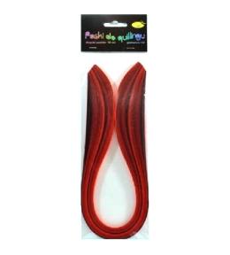 Paski do quillingu 3mmx50cm czerwone 100szt
