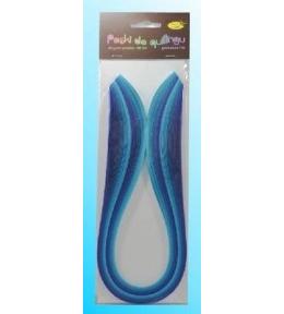 Paski do quillingu 3mmx50cm niebieskie 100szt