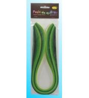Paski do quillingu 3mmx50cm zielone 100szt