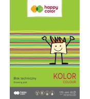 Blok techniczny kolor A4/10K HAPPY COLOR
