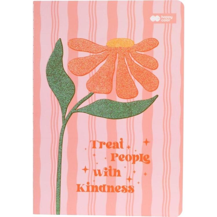 Notes szyty kropki Bloom boho HAPPY COLOR