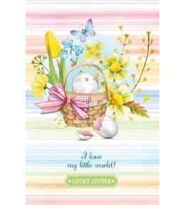 Notatnik ozdobny 105x165/64K kratka TW Kurczak