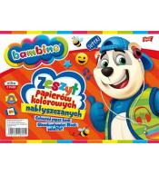 Zeszyt papierów kolorowych nabłyszczany A4 BAMBINO