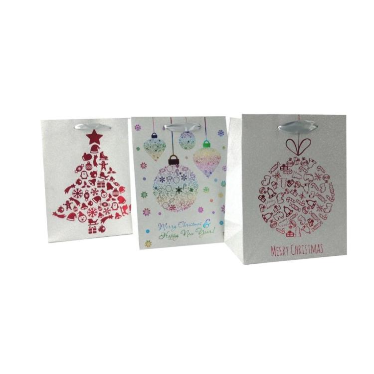 Torebka świąteczna pionowa mała mix