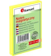 Notes elektorstatyczny 50x75mm 100K żółty