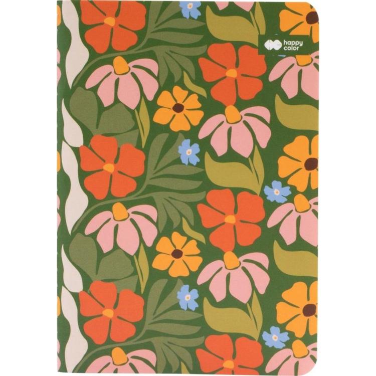 Notes szyty A6/32K linia Bloom boho HAPPY COLOR