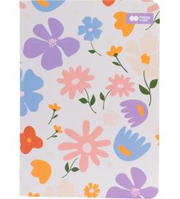 Notes szyty A6/32K kratka Bloom pastel HAPPY COLOR