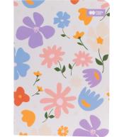 Notes szyty A6/32K kratka Bloom pastel HAPPY COLOR