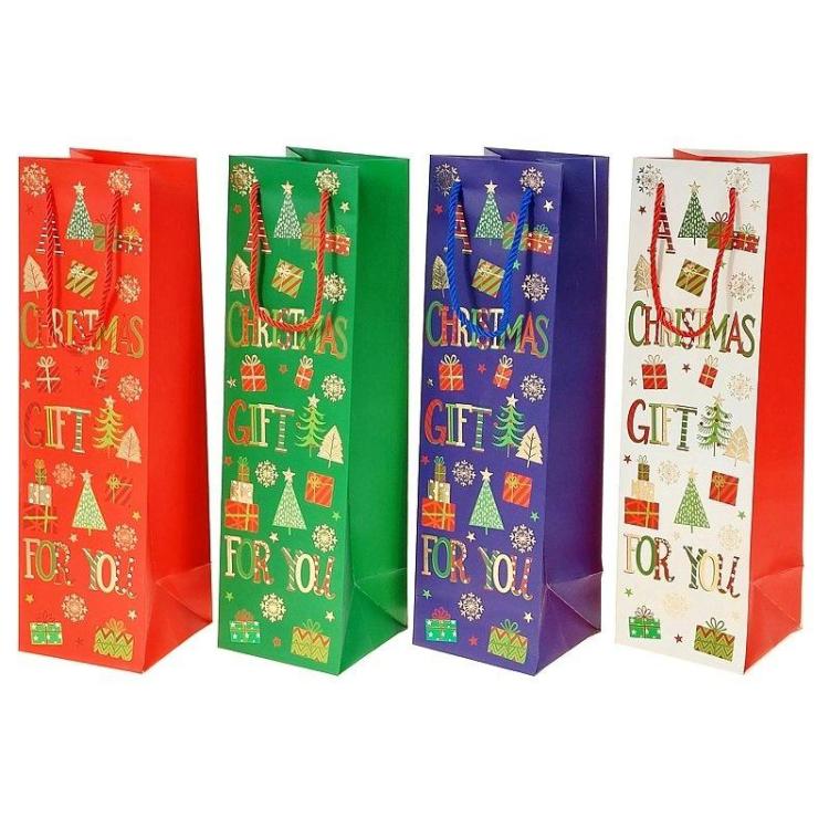 Torebka prezentowa na butelkę MIX