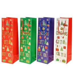 Torebka prezentowa na butelkę MIX