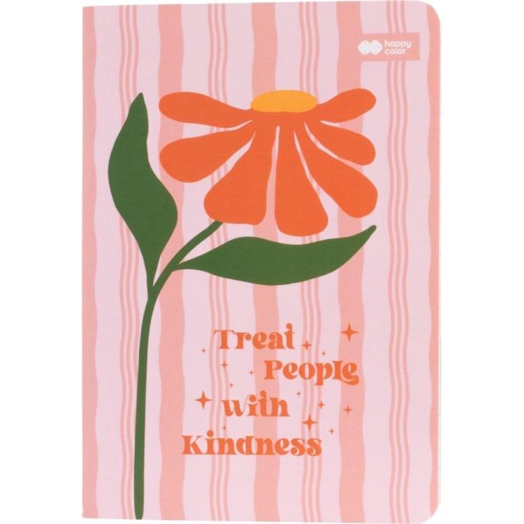 Notes szyty A6/32K kratka Bloom boho HAPPY COLOR