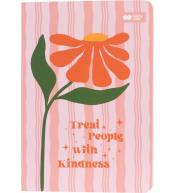 Notes szyty A6/32K kratka Bloom boho HAPPY COLOR