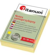 Notes samoprzylepny 51x76mm 100K żółty