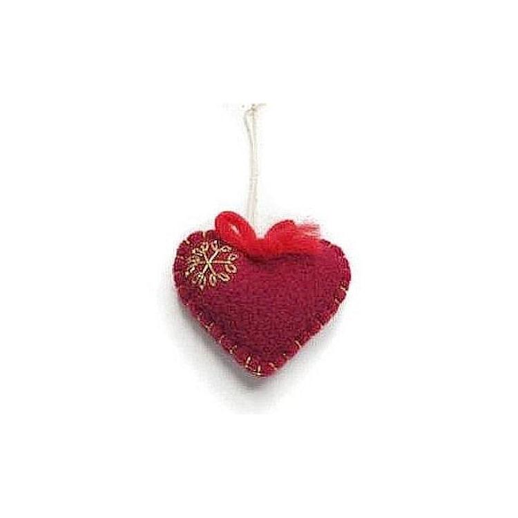 Zawieszka pluszowa serce