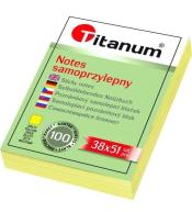 Notes samoprzylepny 38x51mm 100K żółty
