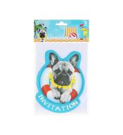 Zaproszenia z kopertami Hawajskie Party 6szt