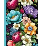 Notatnik ozdobny 143x200/48K kratka TW Flora FRESH