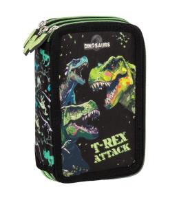 Piórnik potrójny wyp Dinozaur 20 DERFORM