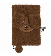 Pamiętnik pluszowy z kłódką Pies DERFORM