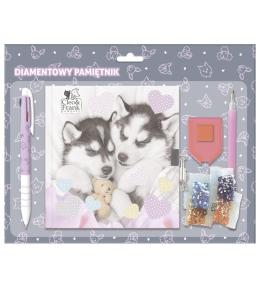 Pamiętnik z kłódką+długopis 3 kol Cleo i Frank 38