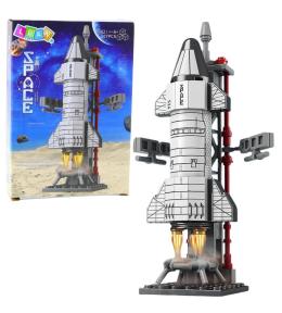 Klocki konstrukcyjne Rakieta kosmiczna z wieżą 107