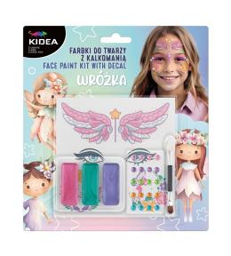 Farbki do twarzy z kalkomanią Wróżka KIDEA
