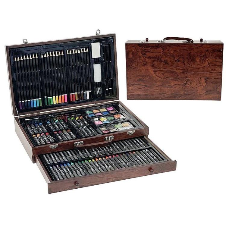 Duży zestaw artystyczny do malowania 143el