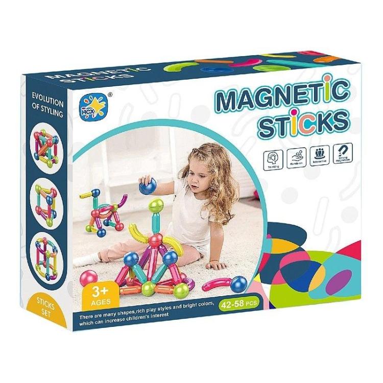 Klocki magnetyczne 58el