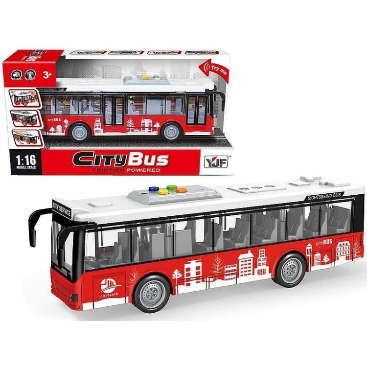 Autobus 1:16 z napędem światło i dźwięk
