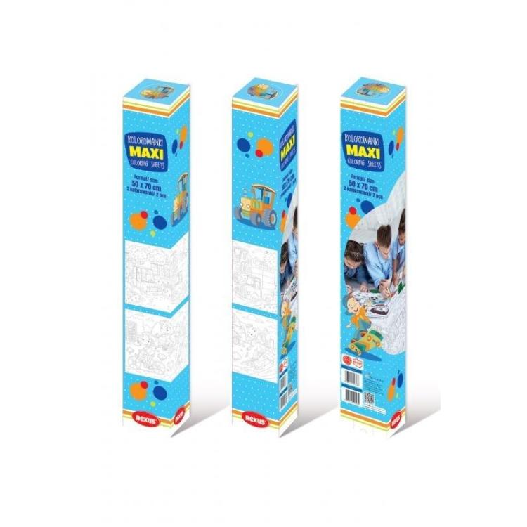 Kolorowanka podłogowa 50x70cm Chłopiec