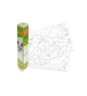 Kolorowanka podłogowa 50x70cm Dinozaur