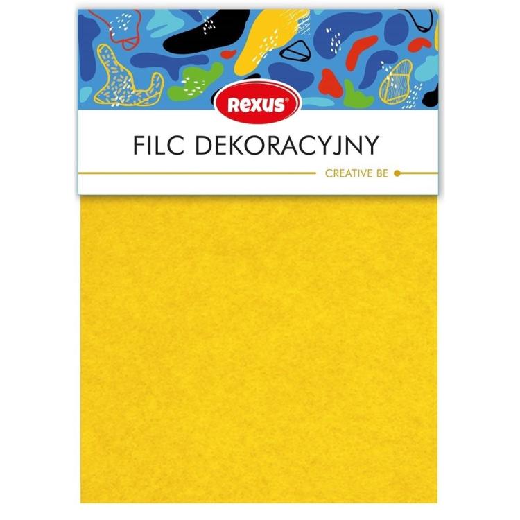 Zestaw filców dekoracyjnych A4 10 kolorów