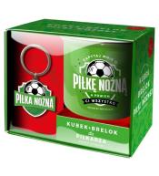 Zestaw kubek + brelok Hobby-Piłka nożna
