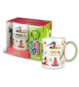 Zestaw kubek + brelok Joga