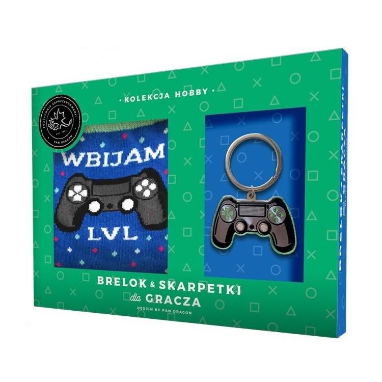 Zestaw brelok + skarpetki dla gracza