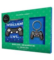 Zestaw brelok + skarpetki dla gracza