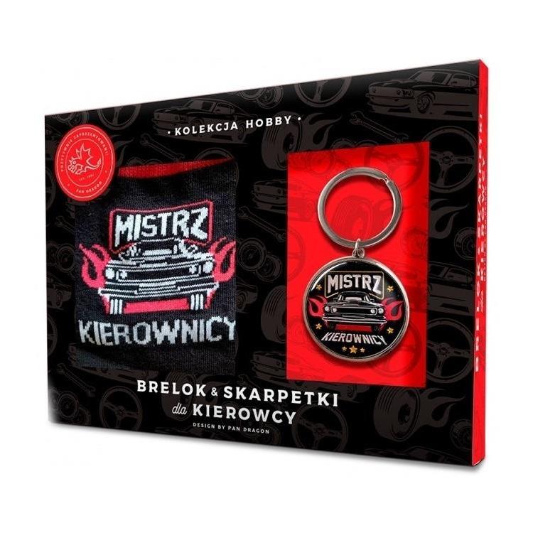 Zestaw brelok + skarpetki dla kierowcy