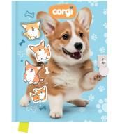 Pamiętnik z kłódką 80 kartek Corgi