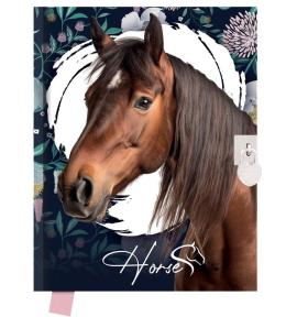 Pamiętnik z kłódką 80 kartek Horse