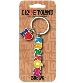 Brelok I love Poland Kraków ILP-BRE-B-KR-06