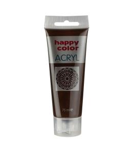 Farba akrylowa 75ml ciemnobrązowy HAPPY COLOR