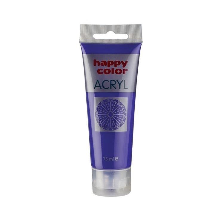 Farba akrylowa 75ml fioletowa HAPPY COLOR