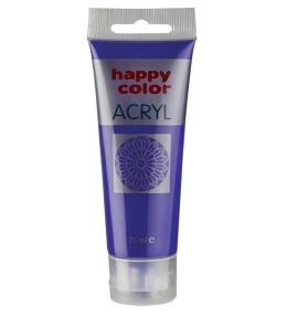 Farba akrylowa 75ml fioletowa HAPPY COLOR